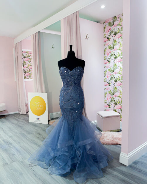 Buy TPonline Womens Velvet Mermaid Prom Dress Long Evening Party Dresses  Ink Blue 4 at Amazonin