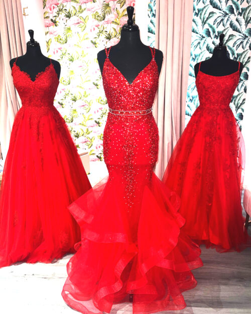 Red dress – Various Styles