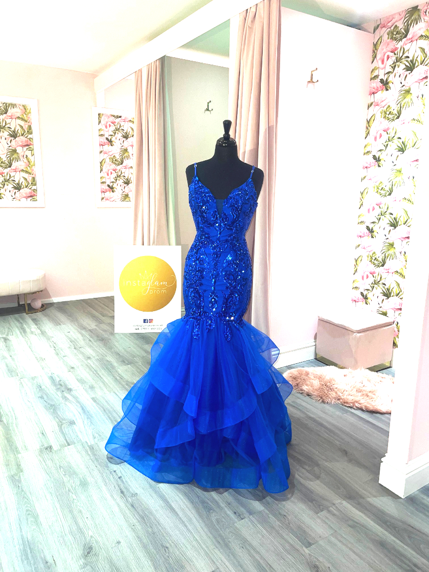 Royal Blue Fishtail – Instaglam Prom