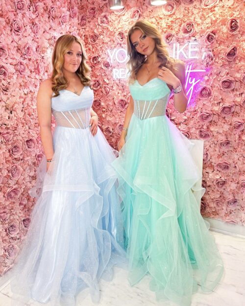 Belle (Ice Blue & Mint)