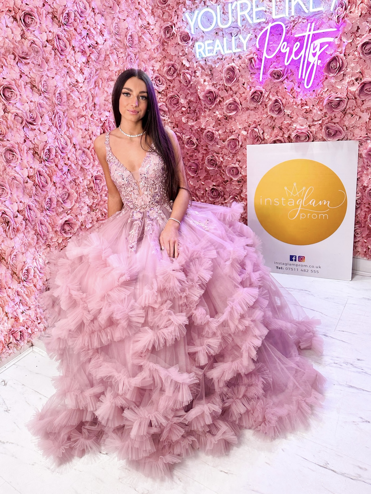 Caitlyn Mauve Instaglam Prom