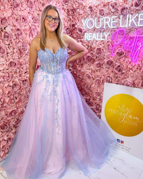 Lucia (Ice Blue/Pink)